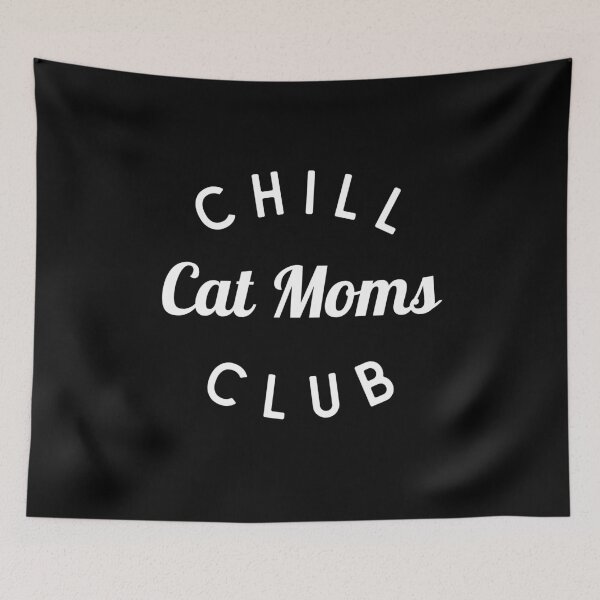 Item preview, Chill Cat Moms Club Shirt, Cat Lover Shirt designed and sold by Sleepy Cat Design.