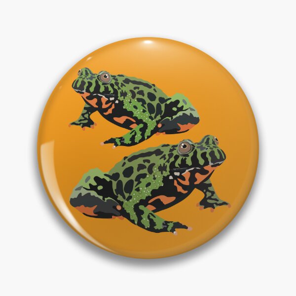 Item preview, F is for Fire Bellied Toad,Fire-Bellied Toad Design – Vibrant & Colorful Amphibian Art designed and sold by PrettylittlepastelUk.