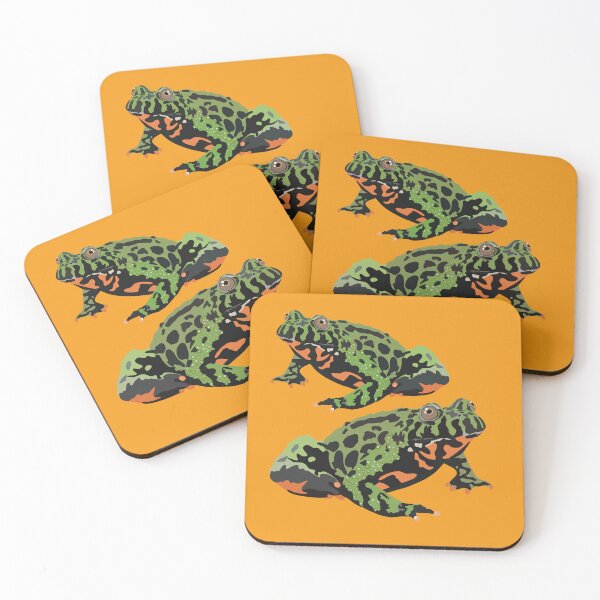 Item preview, F is for Fire Bellied Toad,Fire-Bellied Toad Design – Vibrant & Colorful Amphibian Art designed and sold by PrettylittlepastelUk.