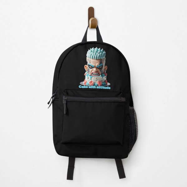 Item preview, Edgy Punk Cake Angry Face Cool Tattoo Dessert Art designed and sold by MythicCotton.