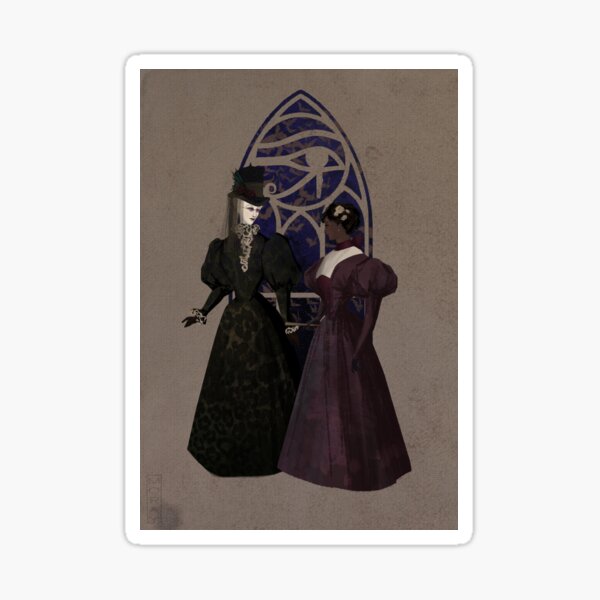 Item preview, The Vampiress and her Acolyte designed and sold by Moray-Prints.