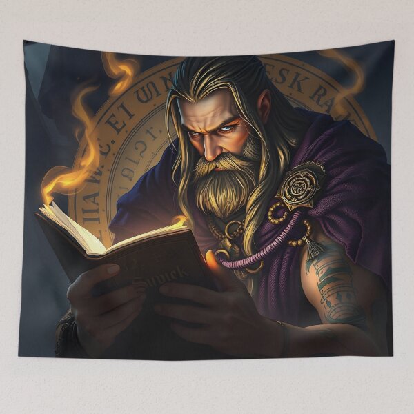 Item preview, Viking thinking about the next raid designed and sold by laurencecrea.