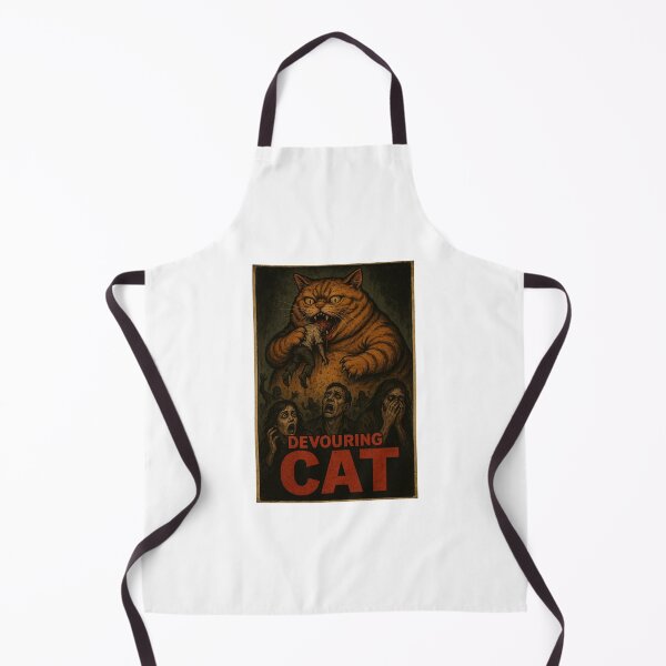Item preview, Scary cat devouring humans designed and sold by DibujandoPorfa.