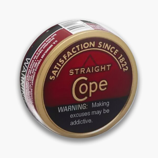 Item preview, Lata de tabaco para inmersión Straight Cope designed and sold by TheAceOfMace.