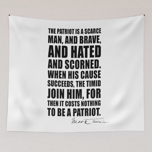 Item preview, Stand Alone. Stand Brave. – Mark Twain’s Call to True Patriots designed and sold by Daniel Hagerman.