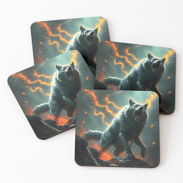 Item preview, Fenrir The Wolf designed and sold by laurencecrea.
