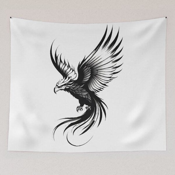 Item preview, phoenix, bird, fire-breathing, fabulous designed and sold by DonnaBlankaArt.