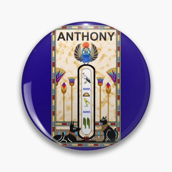 Aperçu de l'œuvre Anthony Egyptian Hieroglyphs créée et vendue par Anthony Seeker.