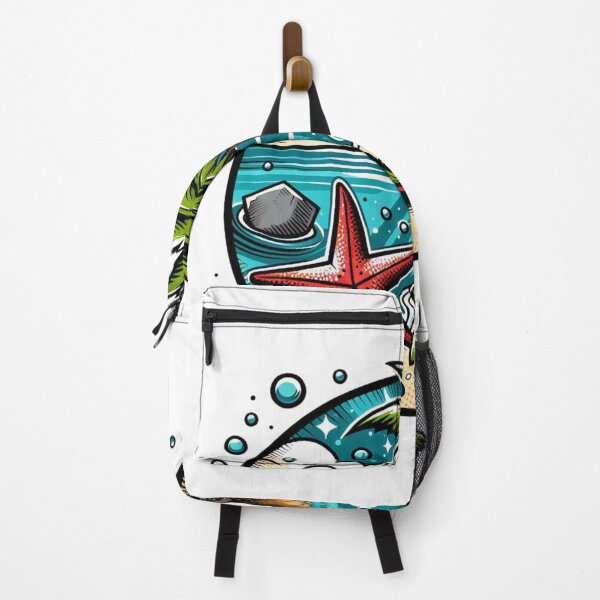 Item preview, Beach Element Logo Art #1 – Modern Coastal Design for Clothing, Accessories, and Perfect Gifts for Beach Lovers and Travelers designed and sold by knalpot-design.