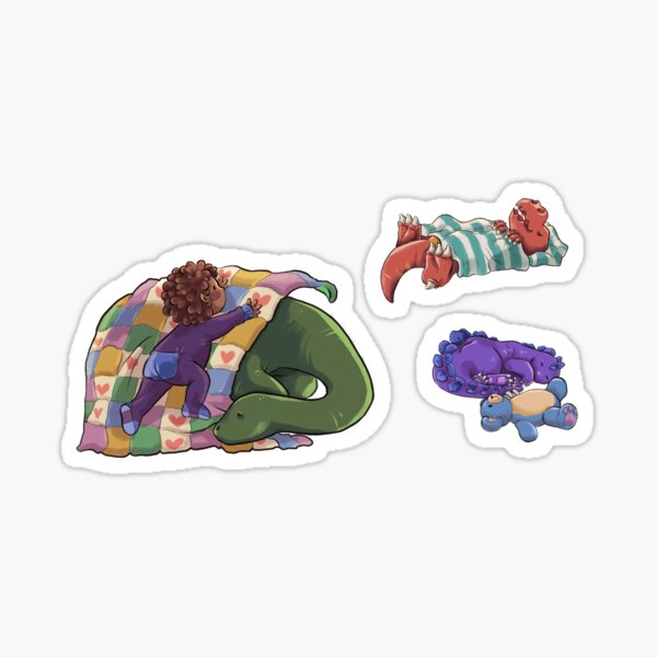 Item preview, Sleepy Dinosaurs designed and sold by PicajoArt.