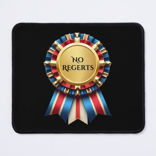 Item preview, RIBBON:  No Regerts - funny awards achievements designed and sold by DesignsFromTW-S.