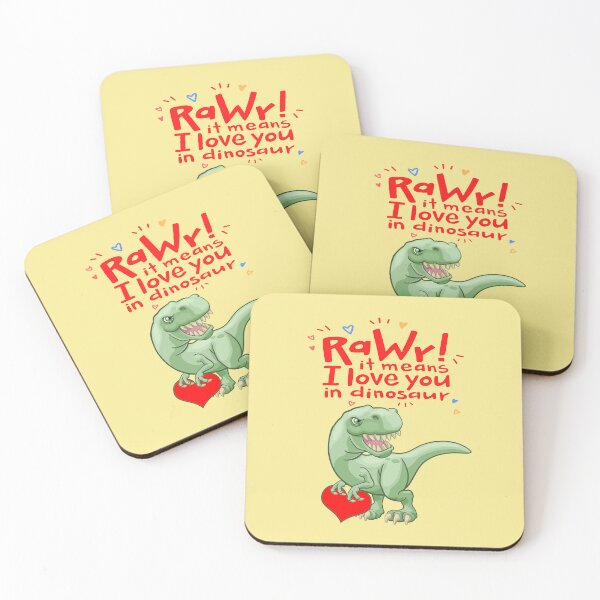 Item preview, Rawr Means I Love You in Dinosaur Valentine’s Day designed and sold by chris-ellis-art.