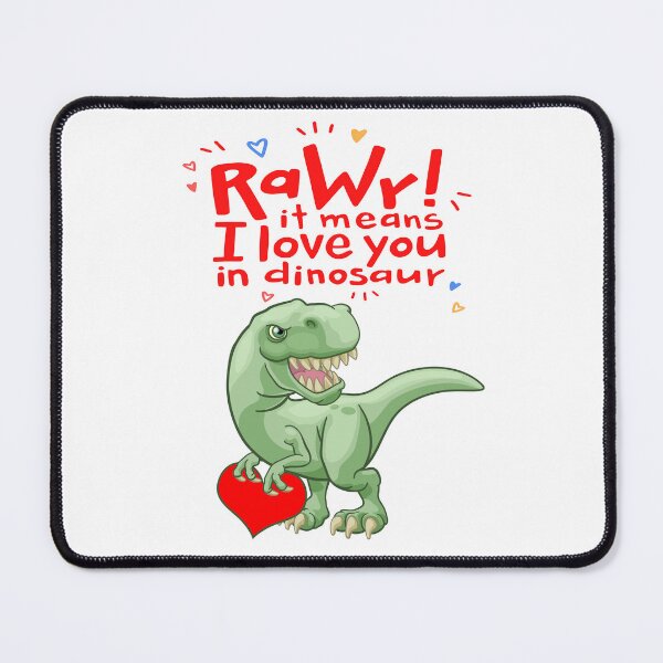 Item preview, Rawr Means I Love You in Dinosaur Valentine’s Day designed and sold by chris-ellis-art.