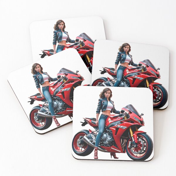 Item preview, Beautiful biker girl design, for girls who like adrenaline. designed and sold by UrbanTRIP.