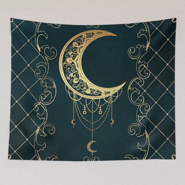 Item preview, Mystic Moon Spell Book – Witchy Vintage Lunar designed and sold by ArtStyleAlice.