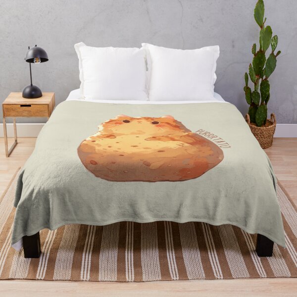 Item preview, Purrrtato - funny cat, kawaii food, lazy cat, and funny animal designed and sold by Verubi.