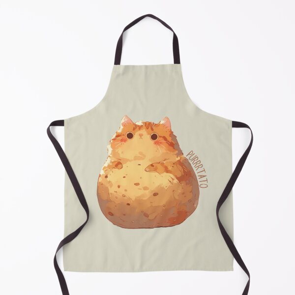 Item preview, Purrrtato - funny cat, kawaii food, lazy cat, and funny animal designed and sold by Verubi.