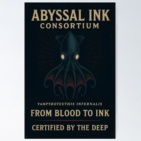 Item preview, Abyssal Ink Consortium – From Blood to Ink designed and sold by GEEK-FACTORY-EU.