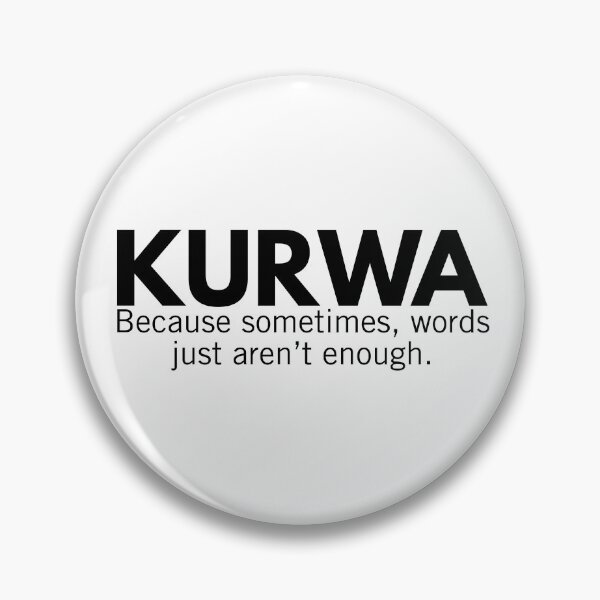 Item preview, Kurwa Swear Funny Polish Gag Gift designed and sold by Anniko Art Studio.