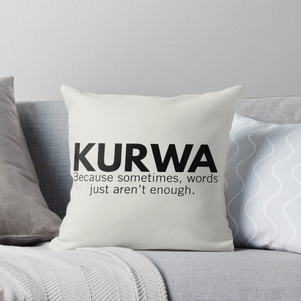 Item preview, Kurwa Swear Funny Polish Gag Gift designed and sold by Anniko Art Studio.
