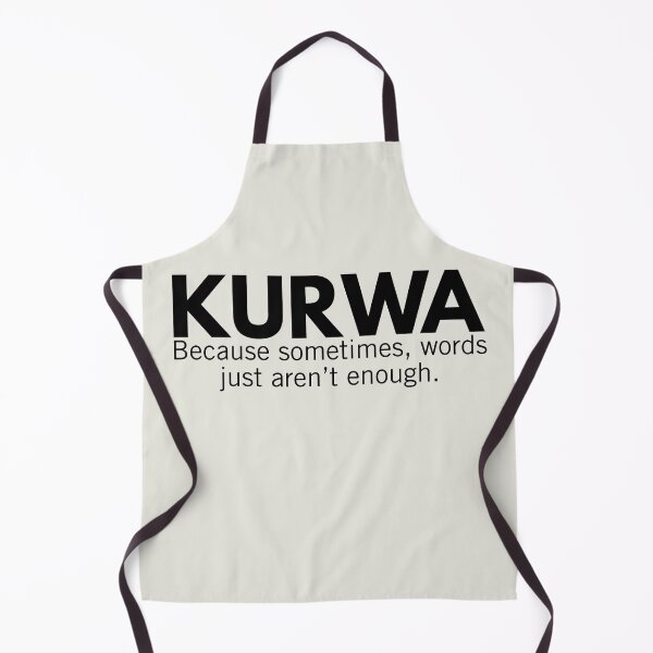 Item preview, Kurwa Swear Funny Polish Gag Gift designed and sold by Anniko Art Studio.