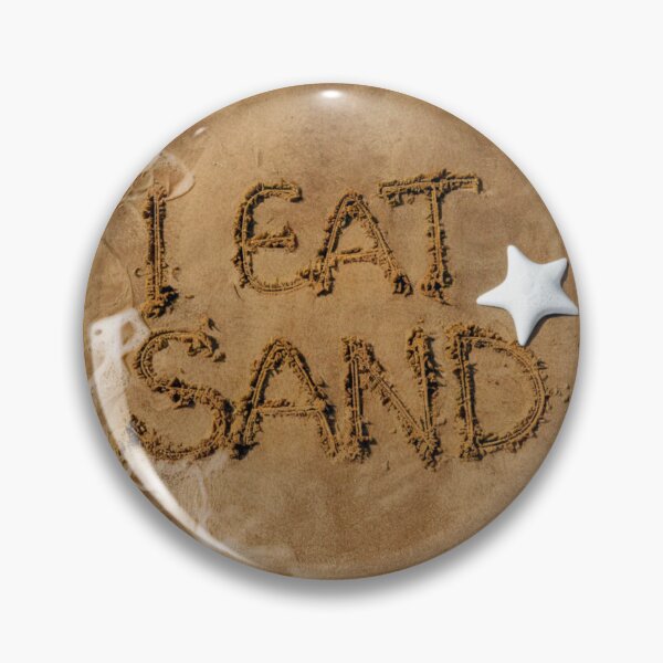 Item preview, I Eat Sand - Funny Beach Sand Quote designed and sold by caracatita75.