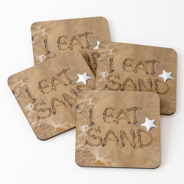Item preview, I Eat Sand - Funny Beach Sand Quote designed and sold by caracatita75.