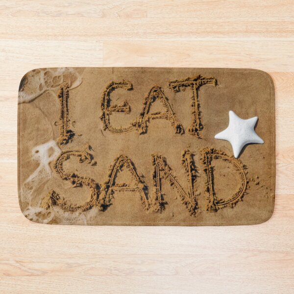 Item preview, I Eat Sand - Funny Beach Sand Quote designed and sold by caracatita75.