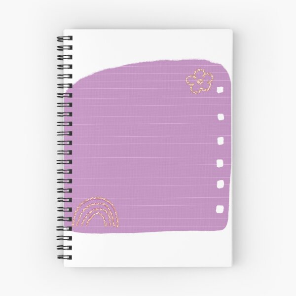 Item preview, Purple Torn striped Paper Scrap with lil flower and golden touch – Planner and Junk Journal Essential designed and sold by EmeraldeaArt.