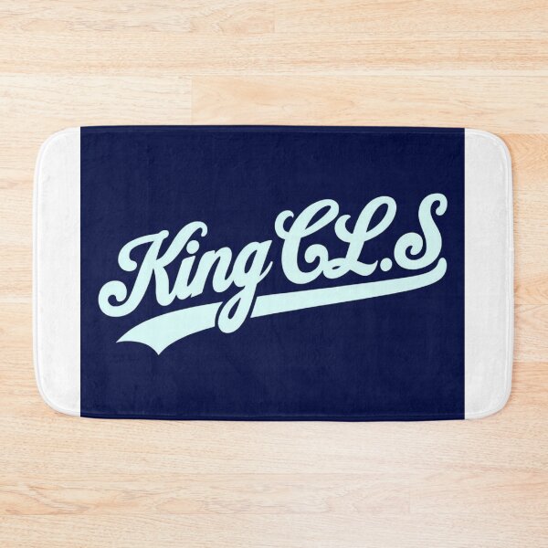 Item preview, King C.L.S Vintage Script | Dark Navy Blue | Bluish White designed and sold by Kingcls.