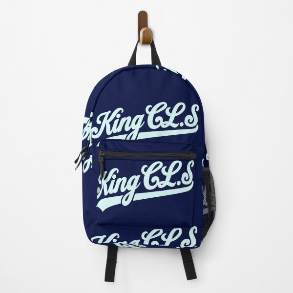 Item preview, King C.L.S Vintage Script | Dark Navy Blue | Bluish White designed and sold by Kingcls.