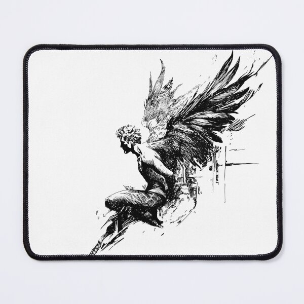 Item preview, Icarus Contemplating the fall, ink on paper, 21x29cm, 2025 designed and sold by oanaunciuleanu.