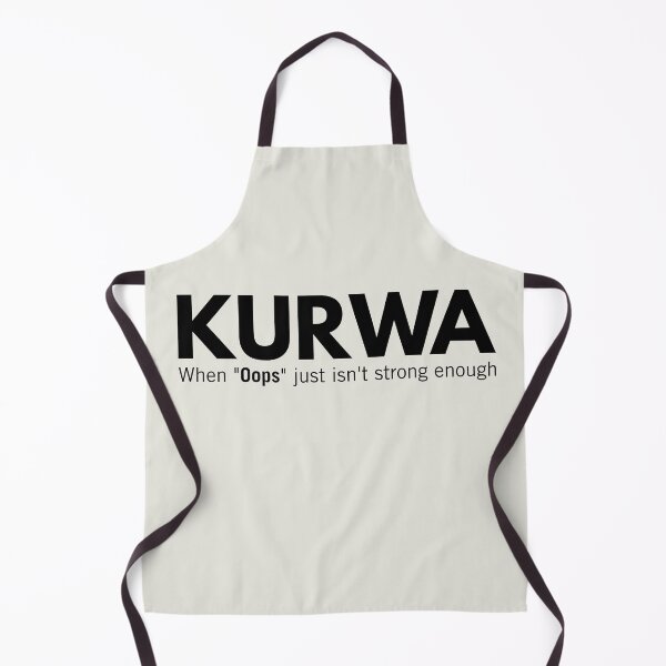 Item preview, Kurwa When Oops Just isn`t Strong Enough Funny Polish Gag Gift designed and sold by Anniko Art Studio.