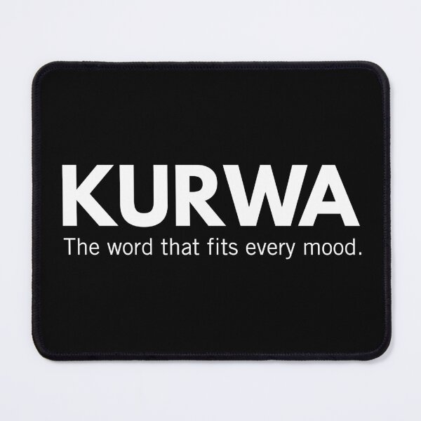Item preview, Kurwa The Word That Fits Every Mood Funny Polish Gag Gift designed and sold by Anniko Art Studio.