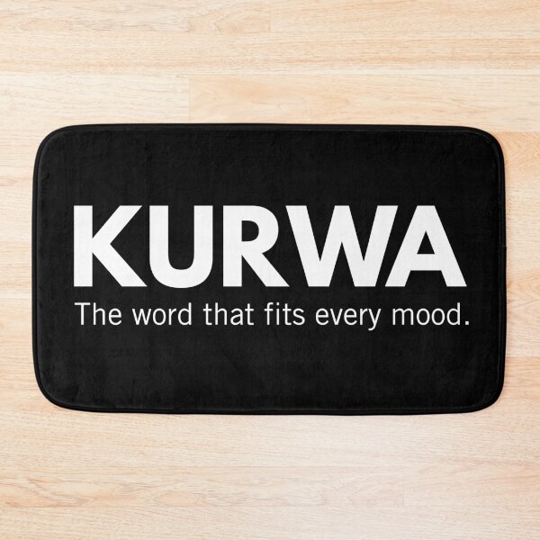 Item preview, Kurwa The Word That Fits Every Mood Funny Polish Gag Gift designed and sold by Anniko Art Studio.