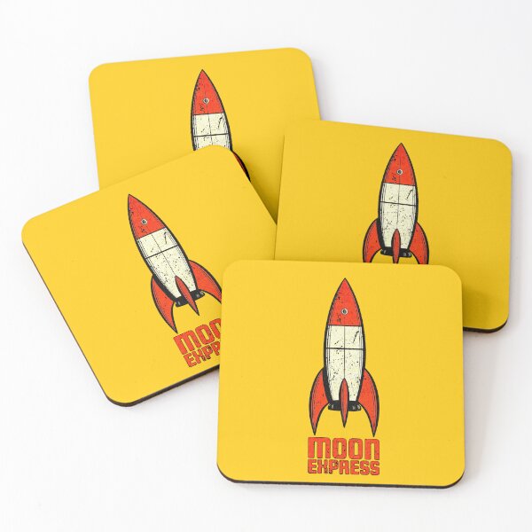Item preview, Moon Express – Retro Space Rocket Adventure designed and sold by SteadyRolling.
