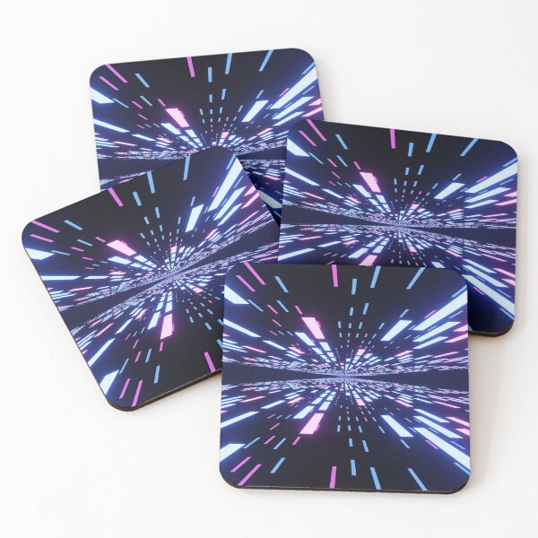 Item preview, Neon lines and stripes, blue-pink designed and sold by Wiko Glitch.