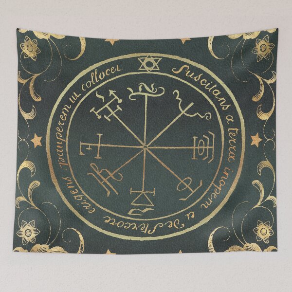 Item preview, ​Arcane Sigil Grimoire – Vintage Occult Symbol Design designed and sold by ArtStyleAlice.