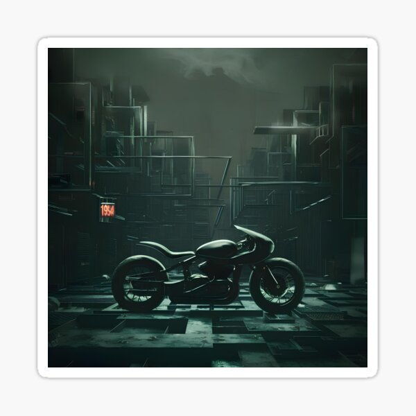 Item preview, Motorcycle in a dystopian, industrial reality designed and sold by Paul-Place.