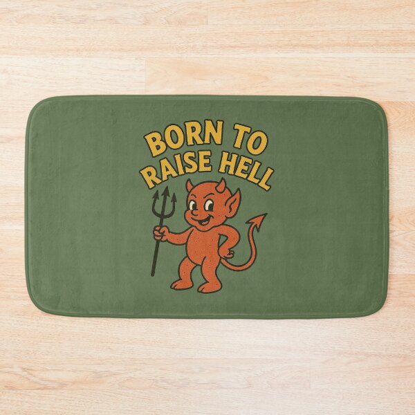 Item preview, Retro Born To Raise Hell Devil designed and sold by zzz888.