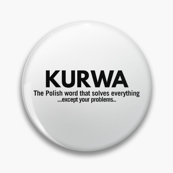 Item preview, Kurwa The Polish Word Funny Polish Gag Gift designed and sold by Anniko Art Studio.