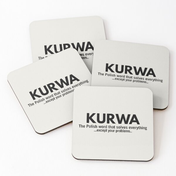 Item preview, Kurwa The Polish Word Funny Polish Gag Gift designed and sold by Anniko Art Studio.