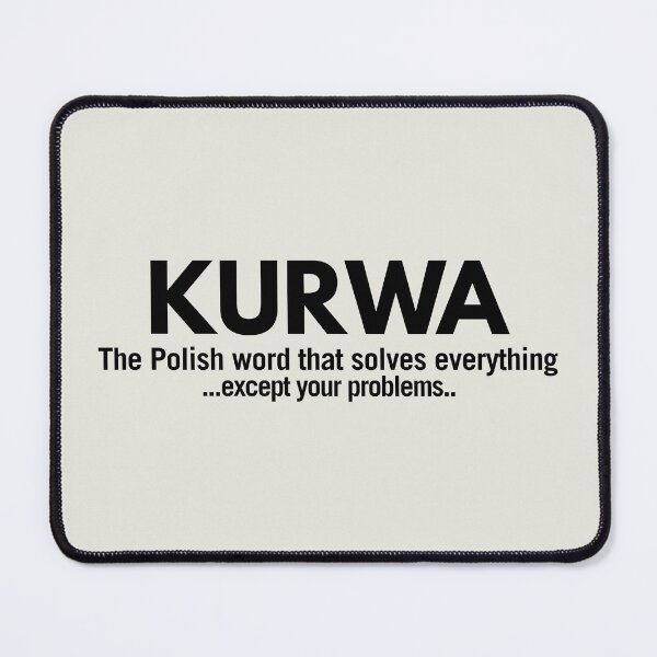 Item preview, Kurwa The Polish Word Funny Polish Gag Gift designed and sold by Anniko Art Studio.