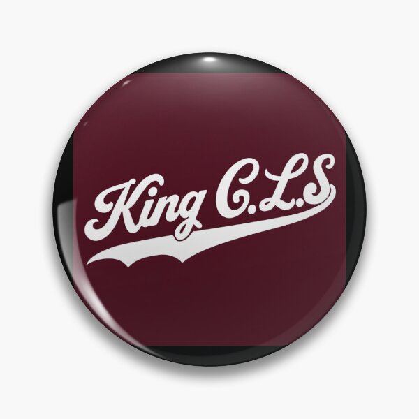 Item preview, King C.L.S Vintage Script | Burgundy Red | Pure White  designed and sold by Kingcls.