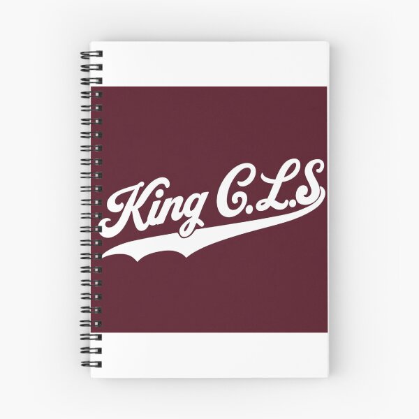 Item preview, King C.L.S Vintage Script | Burgundy Red | Pure White  designed and sold by Kingcls.