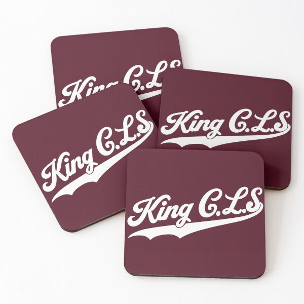 Item preview, King C.L.S Vintage Script | Burgundy Red | Pure White  designed and sold by Kingcls.