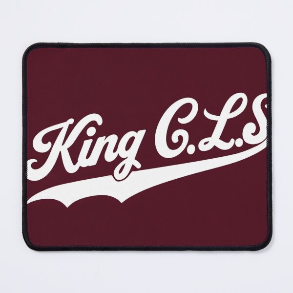 Item preview, King C.L.S Vintage Script | Burgundy Red | Pure White  designed and sold by Kingcls.