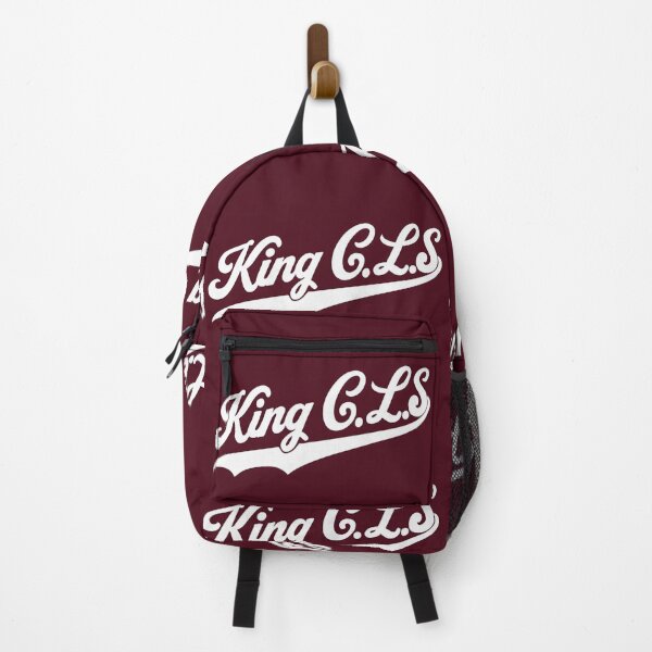 Item preview, King C.L.S Vintage Script | Burgundy Red | Pure White  designed and sold by Kingcls.