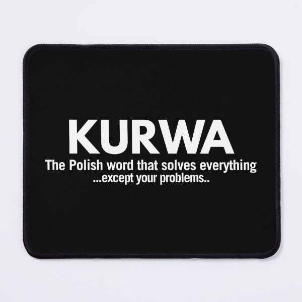 Item preview, Kurwa The Polish Word Funny Polish Gag Gift designed and sold by Anniko Art Studio.
