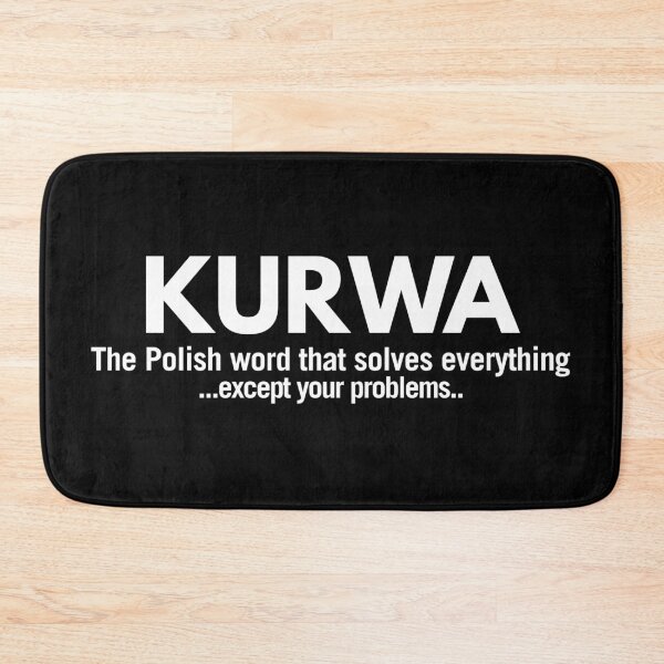 Item preview, Kurwa The Polish Word Funny Polish Gag Gift designed and sold by Anniko Art Studio.